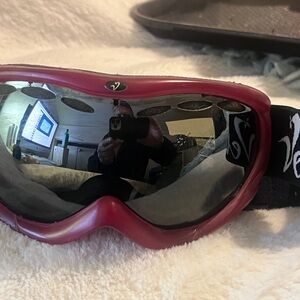 Velvet Women's Snowboard Goggles Tan 2ND & Carry Bag